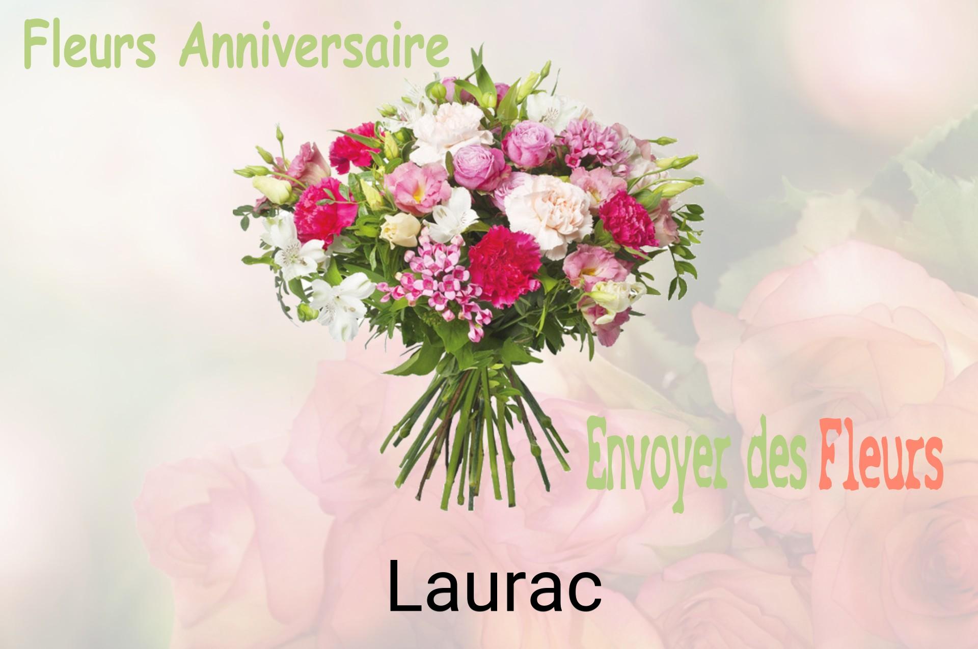 Bouquet de fleurs d’anniversaire livré à Laurac